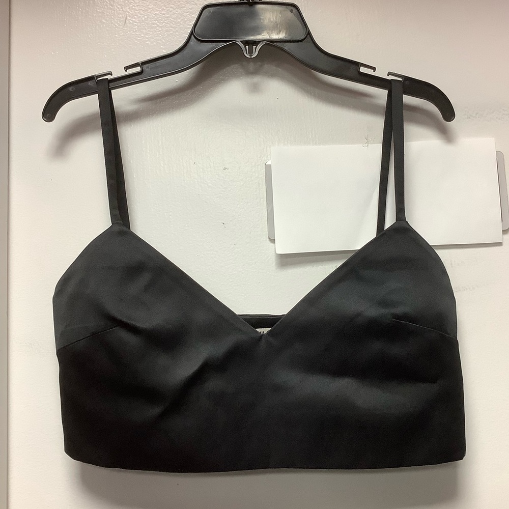 Miu Miu Cropped Satin Cami Top